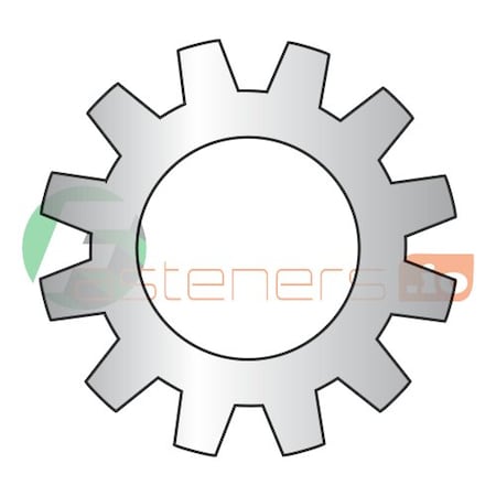 Newport Fasteners External Tooth Lock Washer, For Screw Size M3.5 18-8 Stainless Steel, 10000 PK 165427